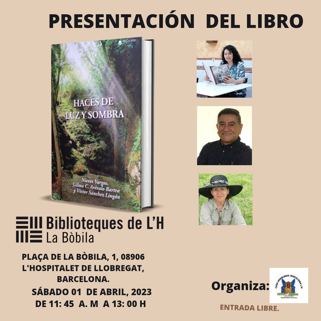 Presentació de llibre: ´Haces de luz y sombra´, de Nieves Vargas, Gilma C.Arévalo Bartra y Víctor Sánchez Lingán
