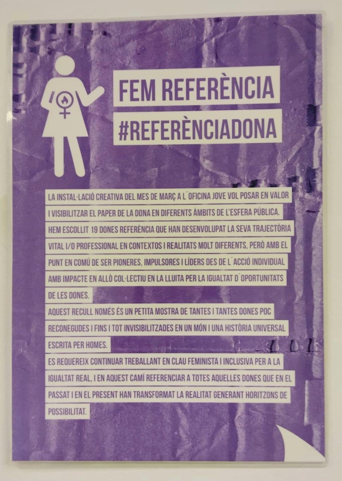 Exposició: Fem referència #ReferènciaDona